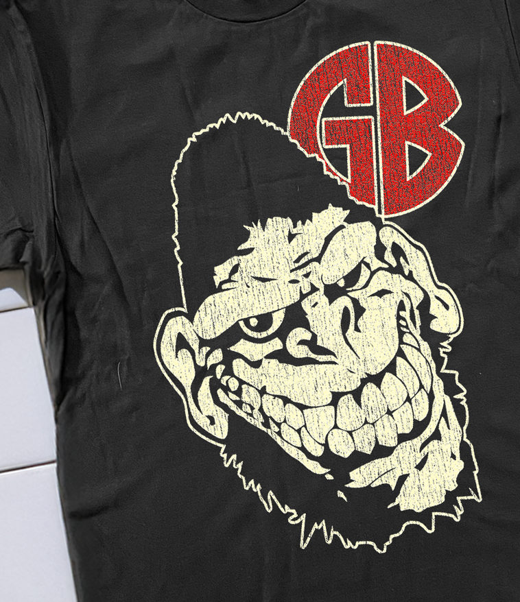 90'S GORILLA BISCUITS BLACK WASHED T-SHIRT