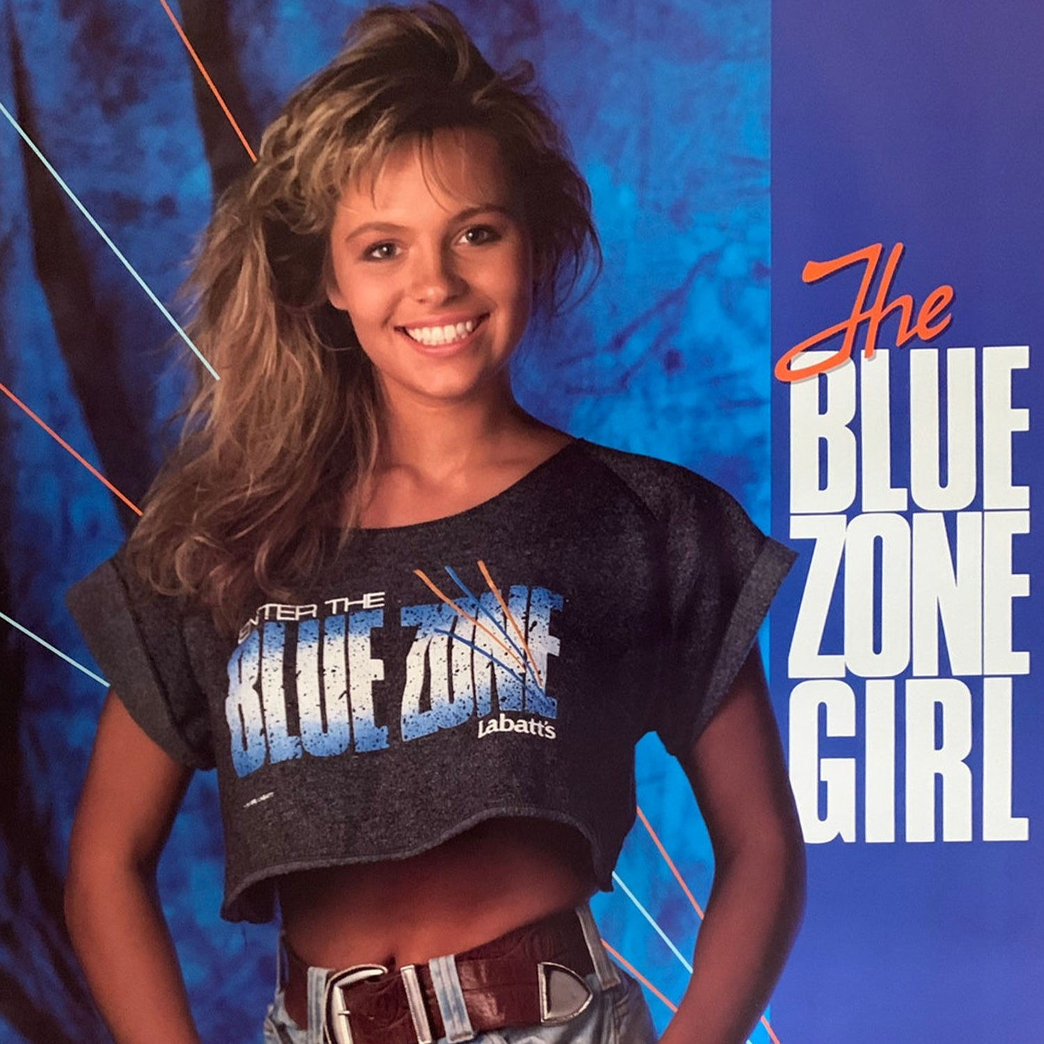 90s THE BLUE ZONE ULTRA RARE WASHED BLACK T-SHIRT