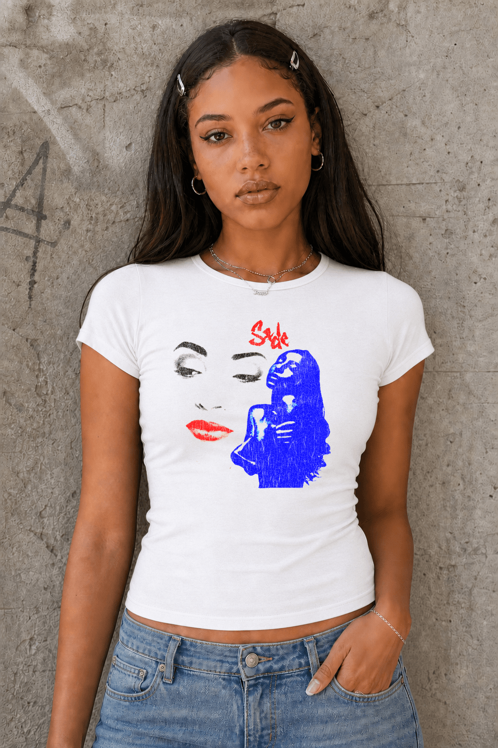 90s Sade Ultra Rare Womens White Tee