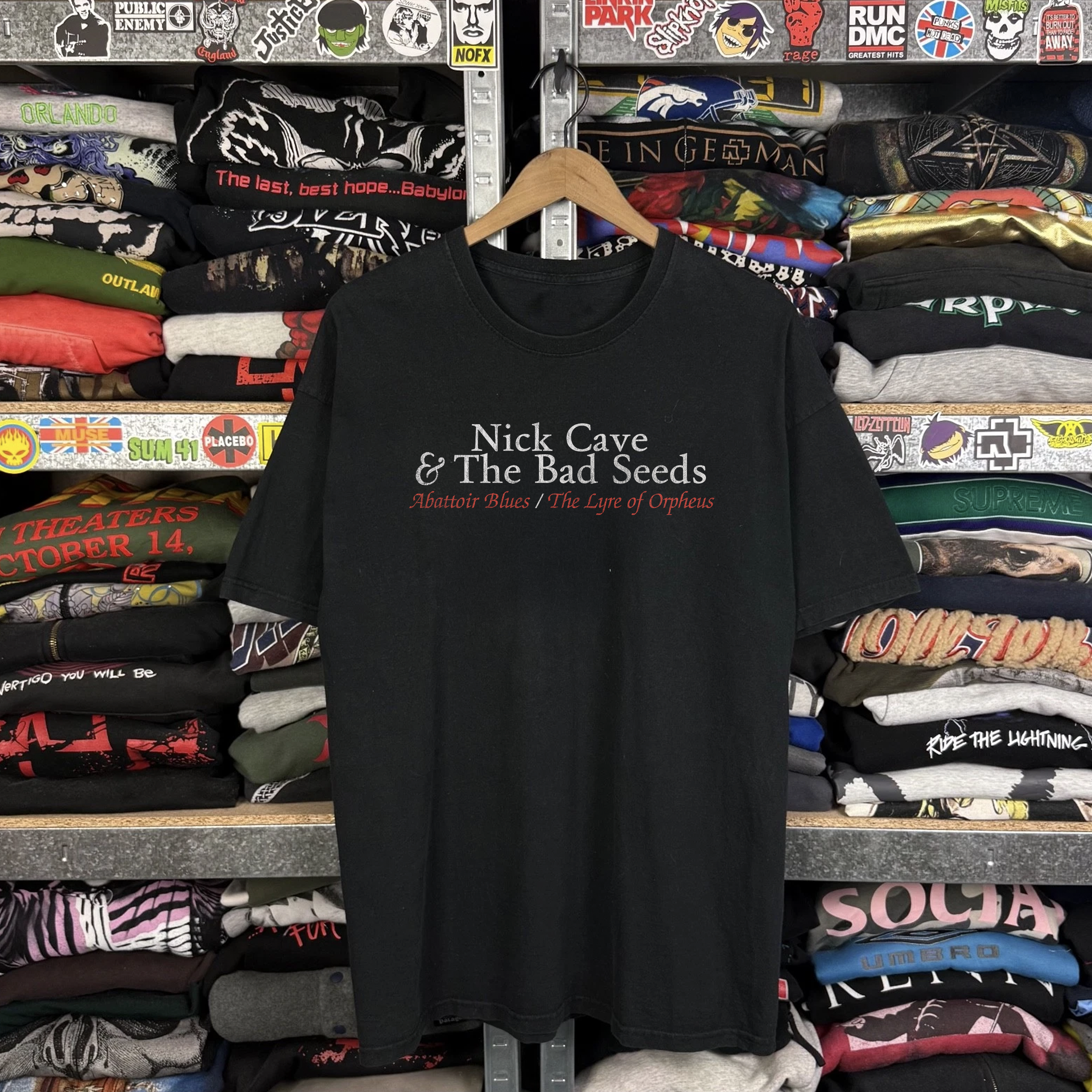 2004 Nick Cave & The Bad Seeds Washed Black tee