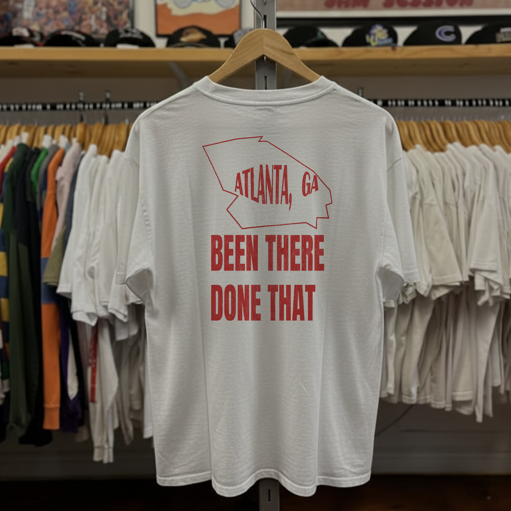 1997 Freaknik Washed White Tee