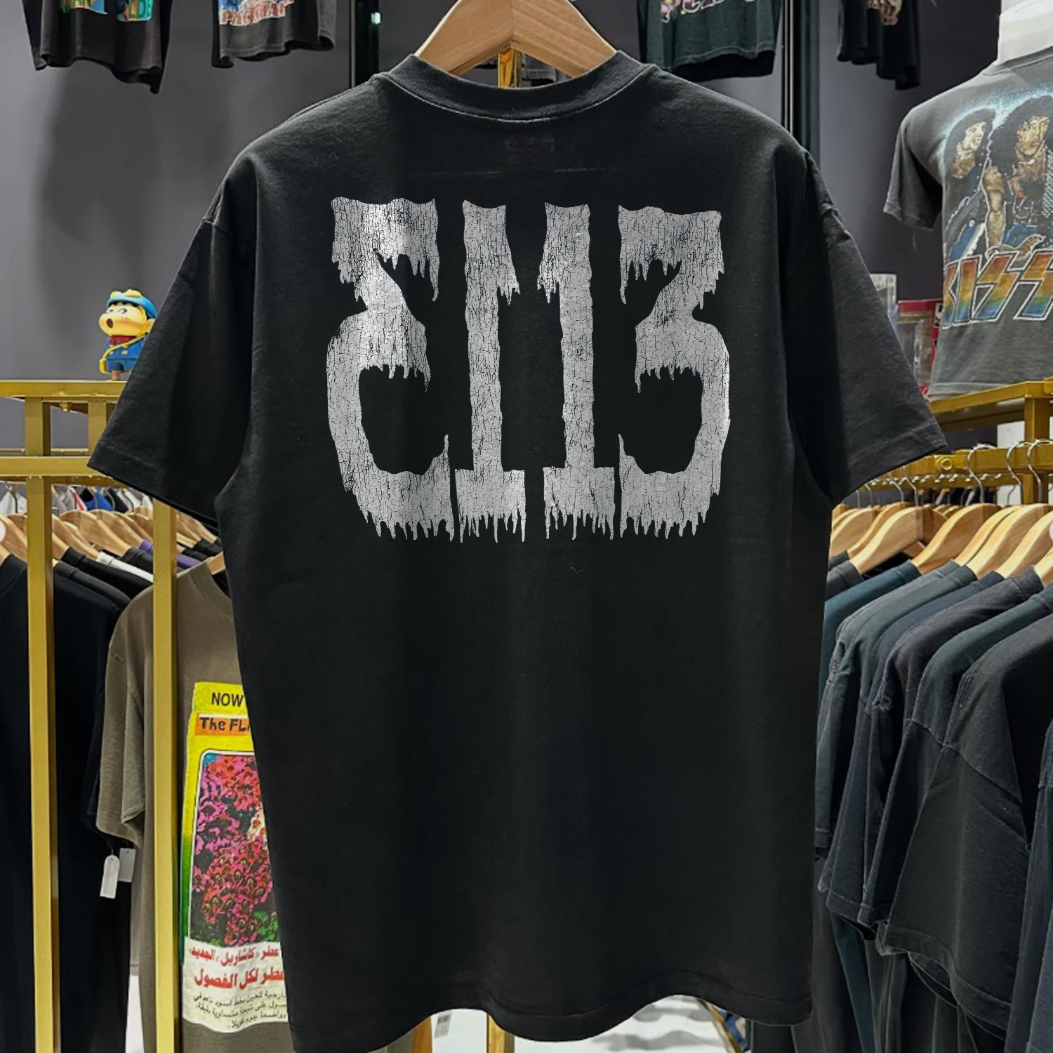 90s TYPE O NEGATIVE ' ORCHESTRA OF DEATH' 3113 RARE WASHED BLACK T-SHIRT