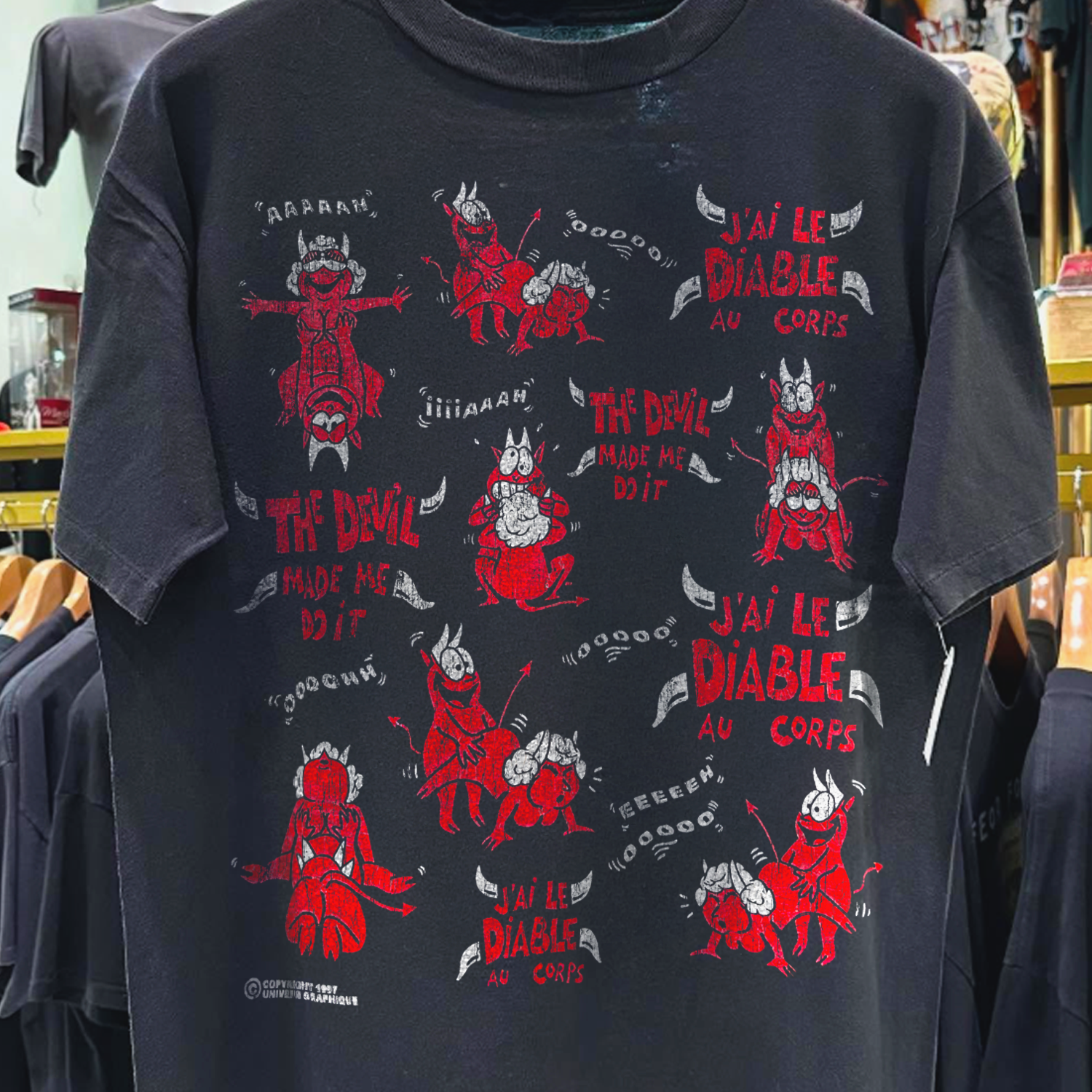 1997 FORBIDDEN FIRE ULTRA RARE WASHED T-SHIRT