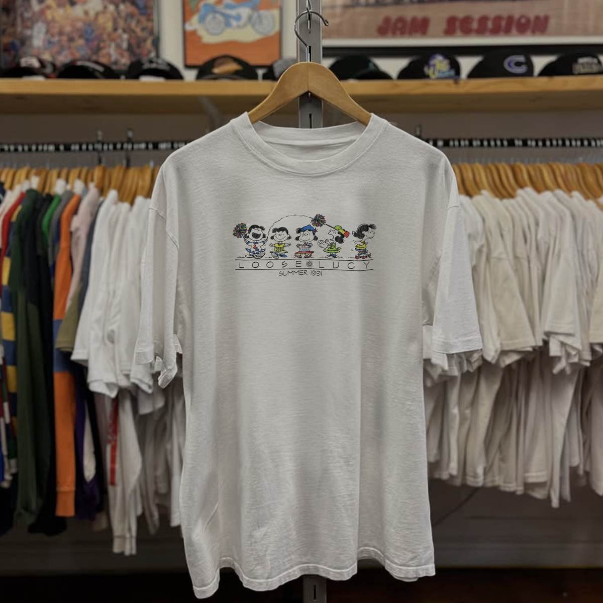 Rare Loose Lucy Grateful Dead Washed White Tee
