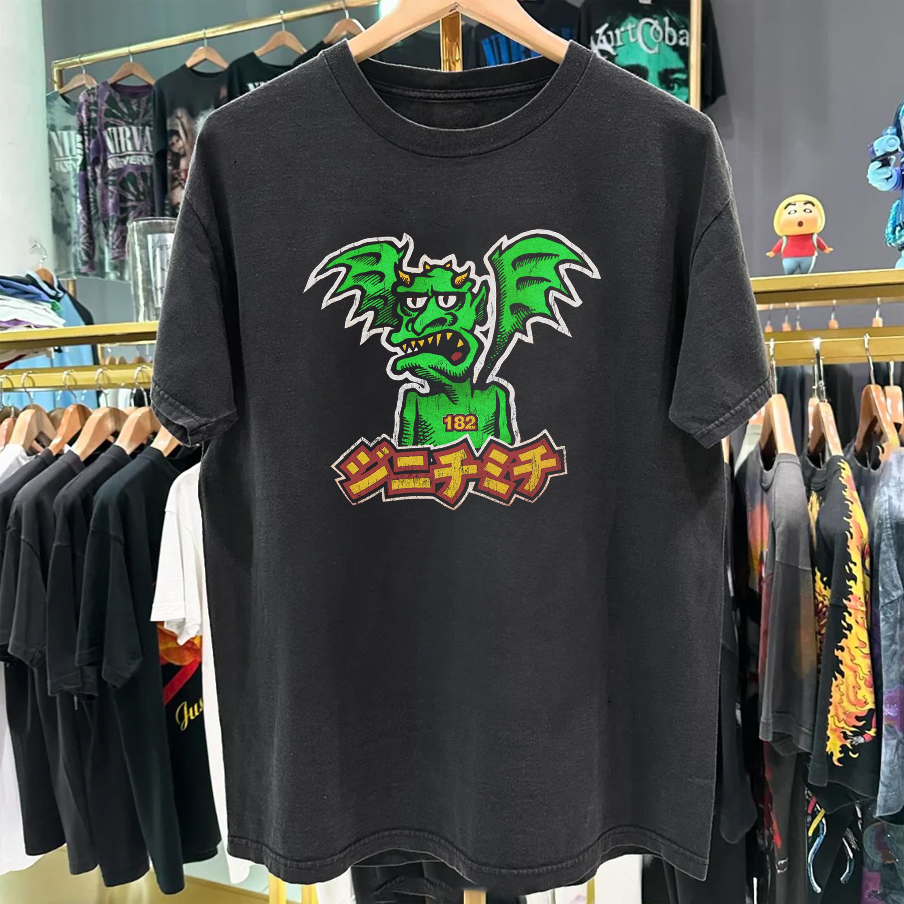 BLINK 'POP-PUNK' 182 BLACK T-SHIRT