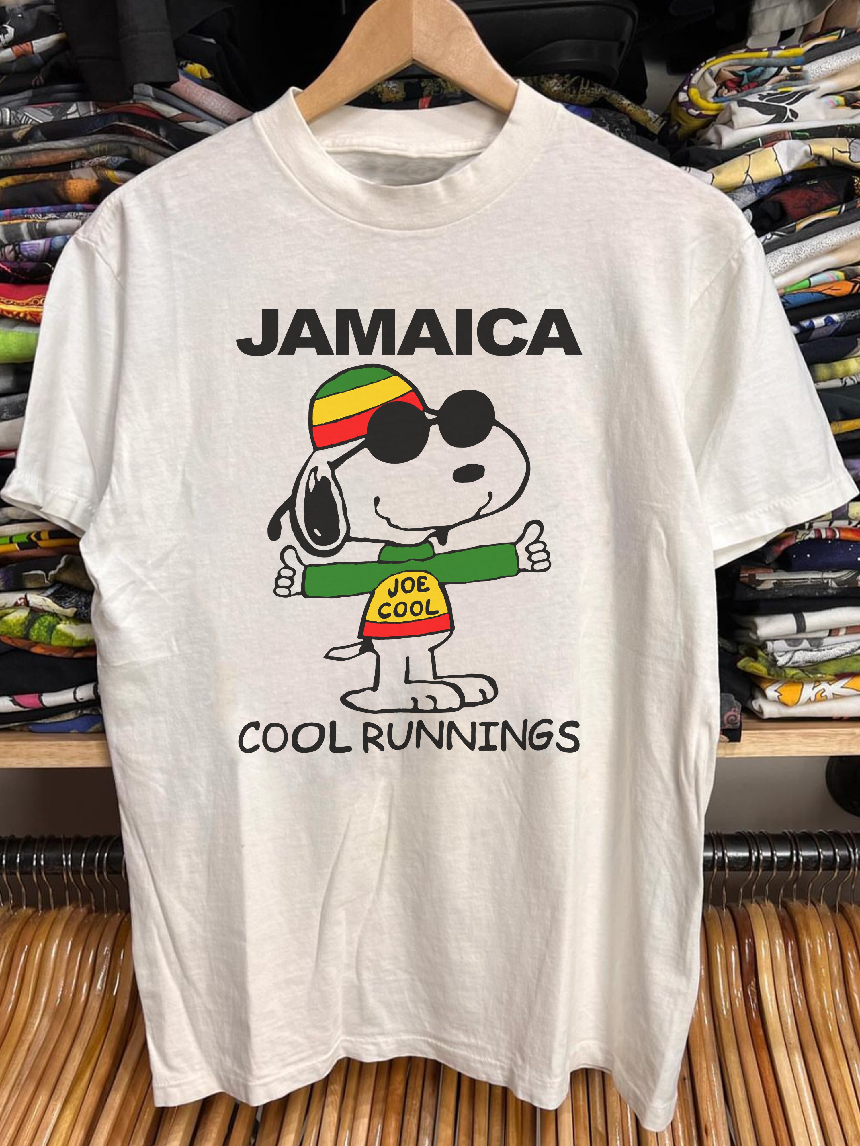 VINTAGE J0E C0OL RUNNINGS PROMO WHITE T-SHIRT