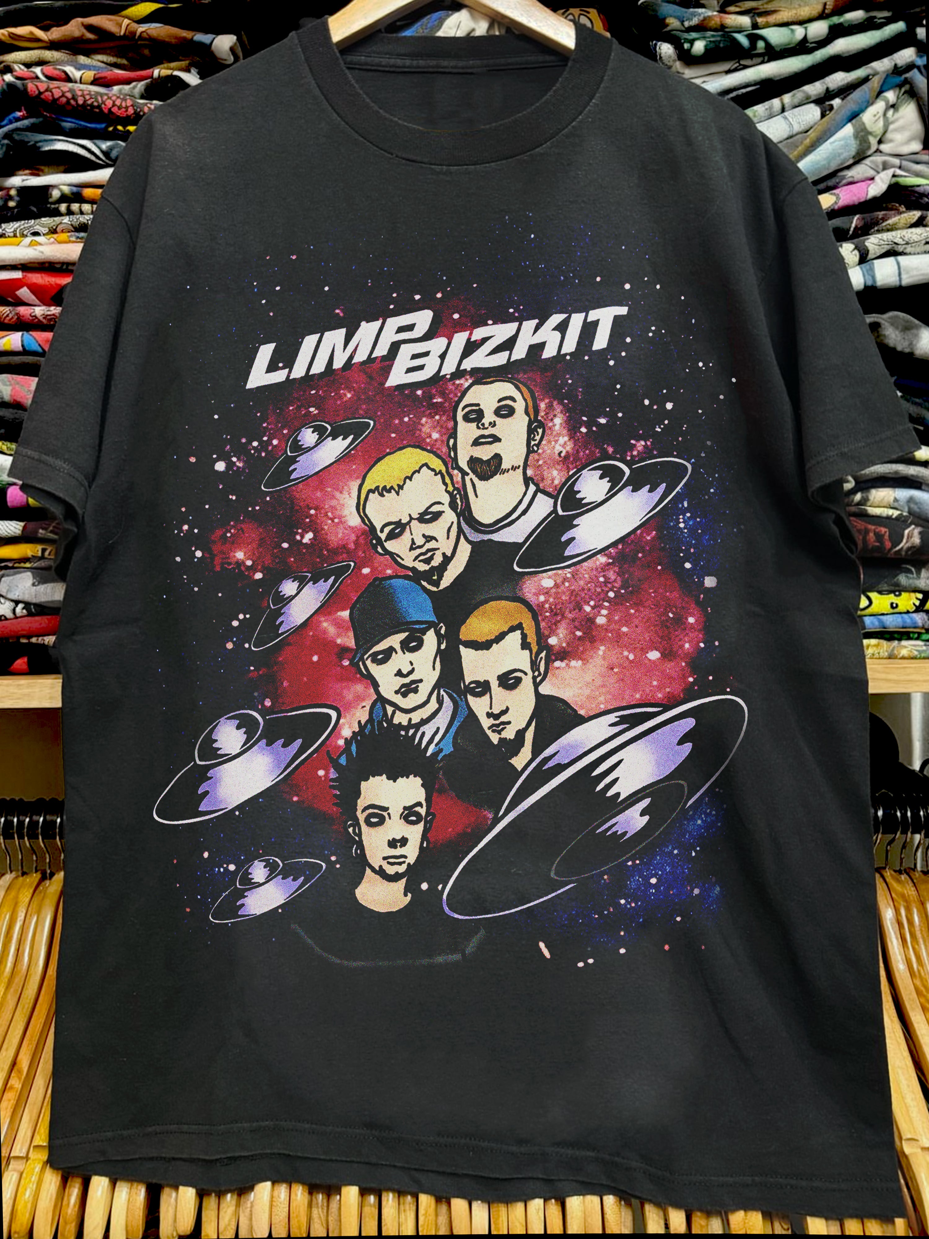 VINTAGE L1MP METAL BIZ PROMO BLACK T-SHIRT