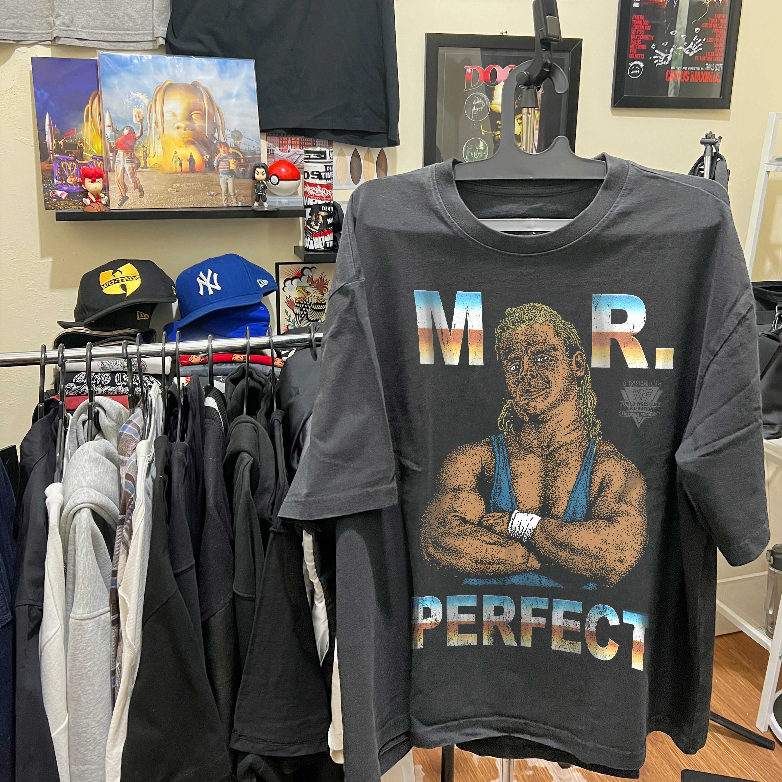 MISTER PURRFECT BLACK T-SHIRT