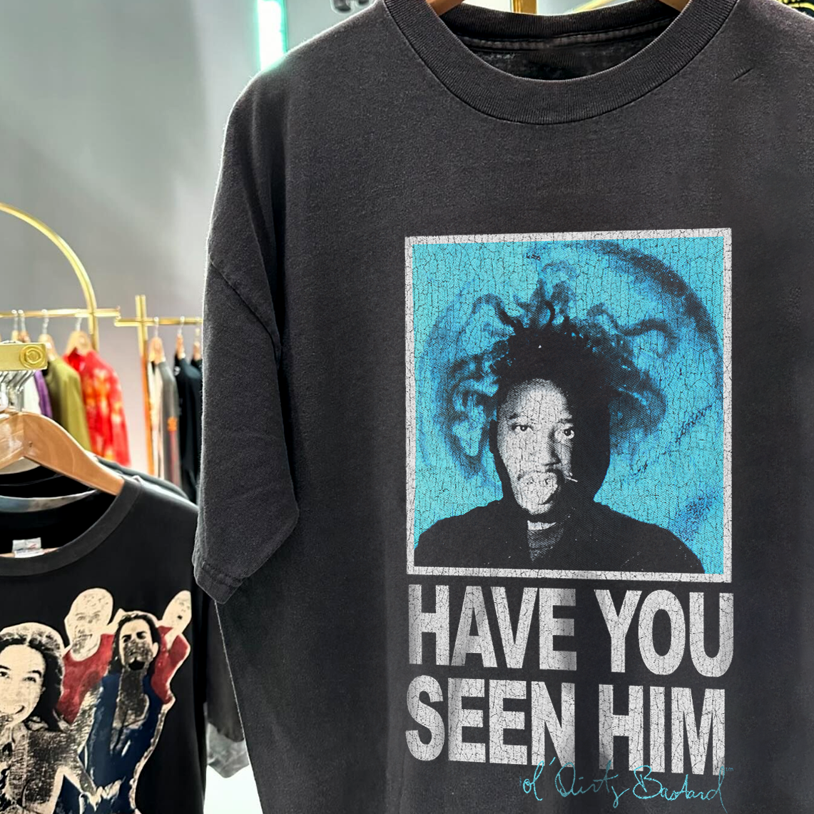 HAVE YOU SEEN HIM ODB 90'S PROMO BLACK T-SHIRT