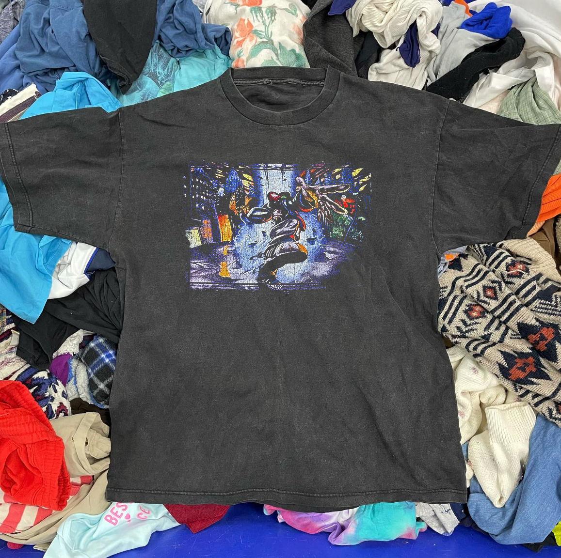 L1MP B1ZK1T - S1GN1F1CANT 0THER VINTAGE WASHED BLACK T-SHIRT