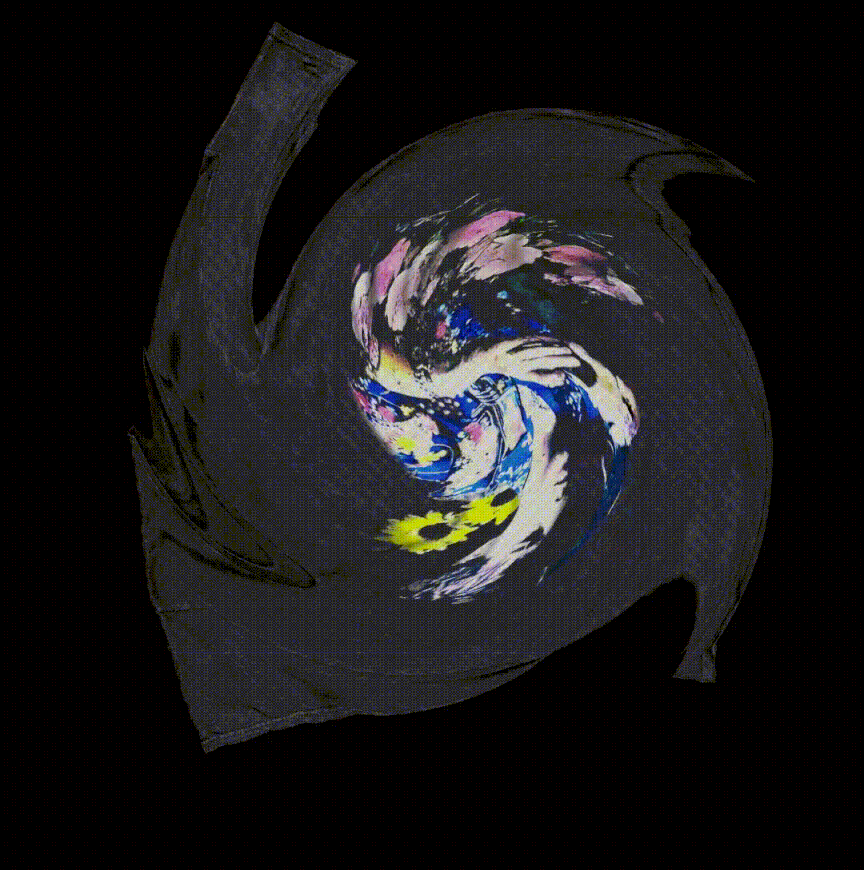 R0ME0 WASHED BLACK T-SHIRT