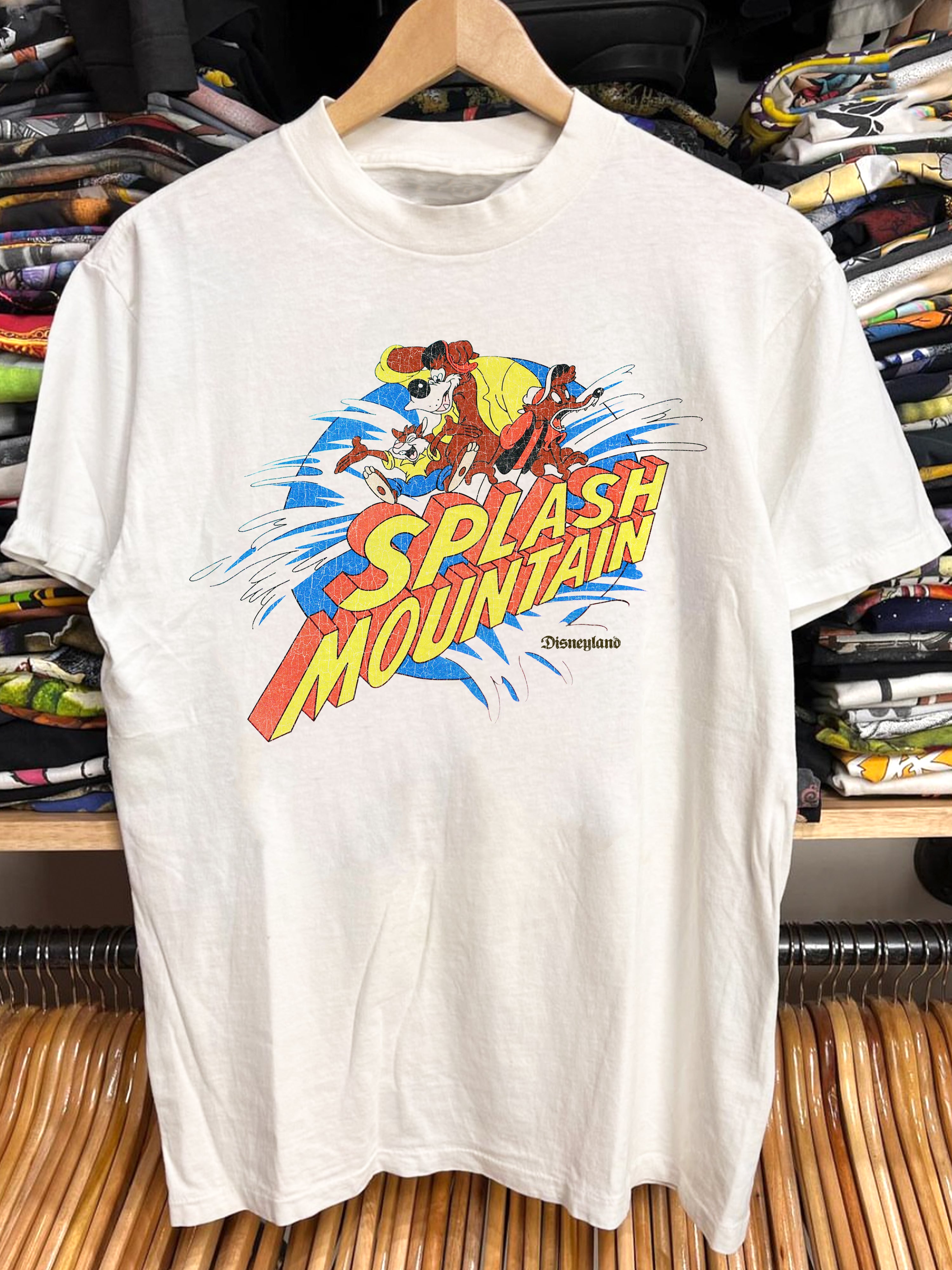 VINTAGE SPLVSH M0UNTAIN PROMO WHITE T-SHIRT