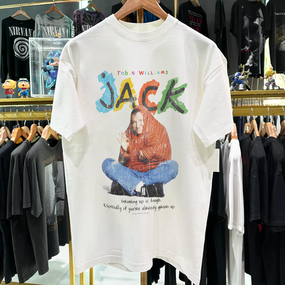 '96 JACK PROMO VINTAGE WASHED WHITE T-SHIRT