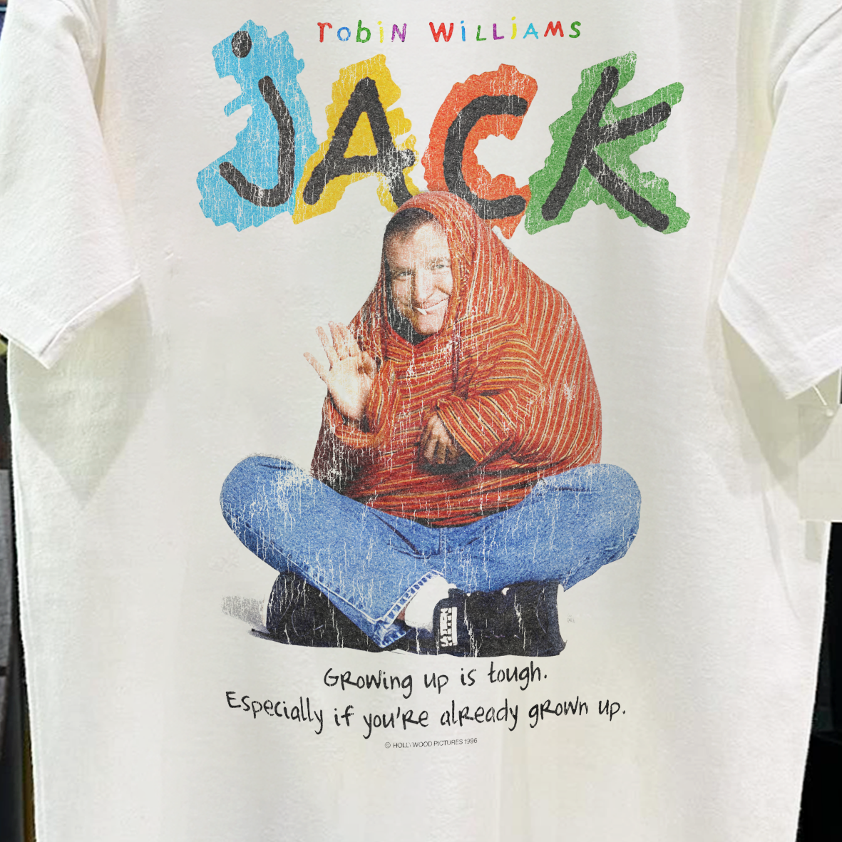 '96 JACK PROMO VINTAGE WASHED WHITE T-SHIRT