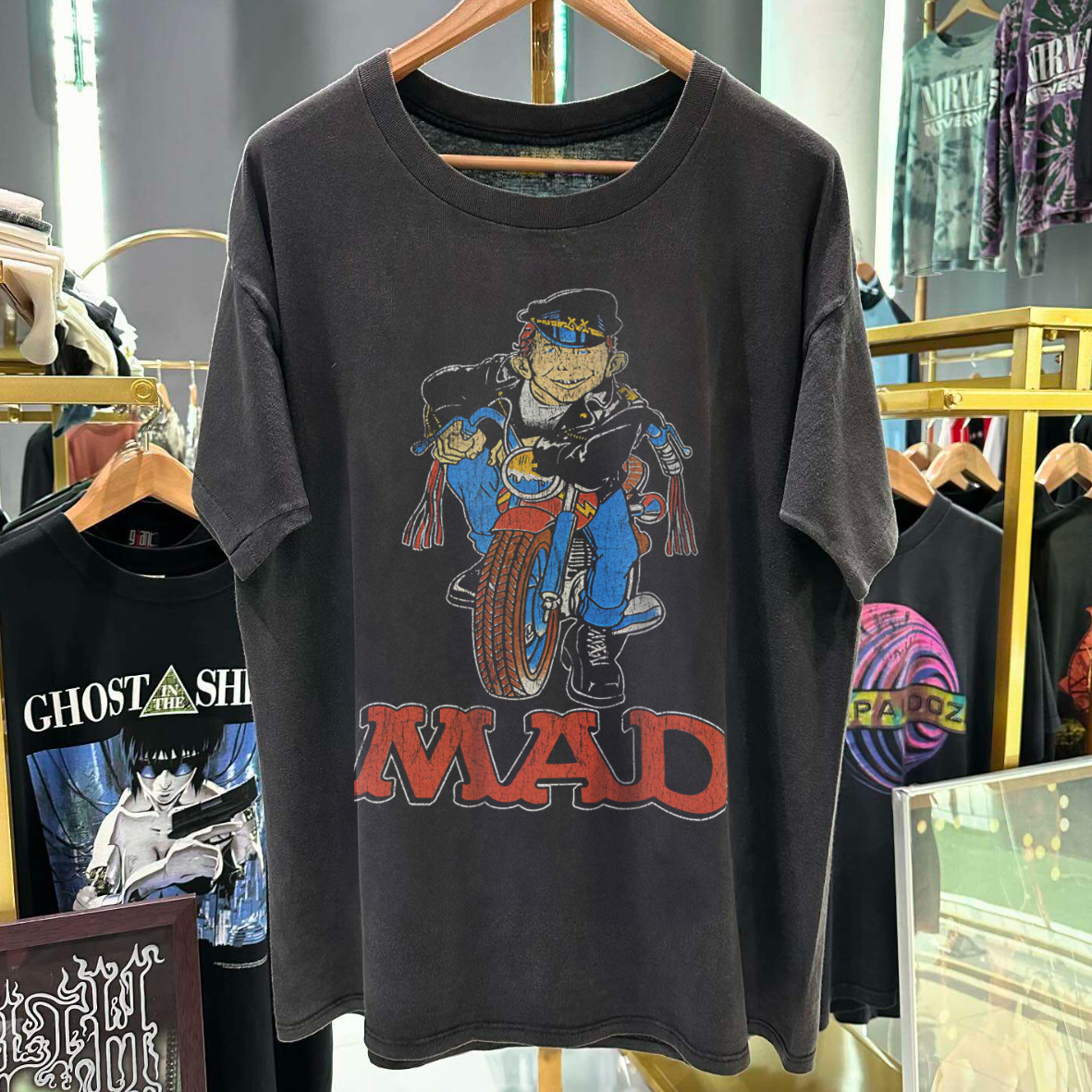 MOTO MADNESS VINTAGE WASHED BLACK