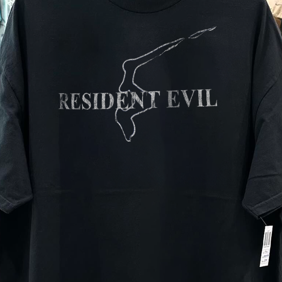 RESIDENT EVIL 5 2009 PROMO VINTAGE WASHED BLACK T-SHIRT