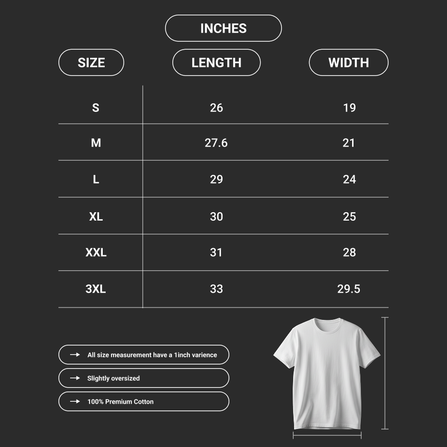 Men’s Size Chart