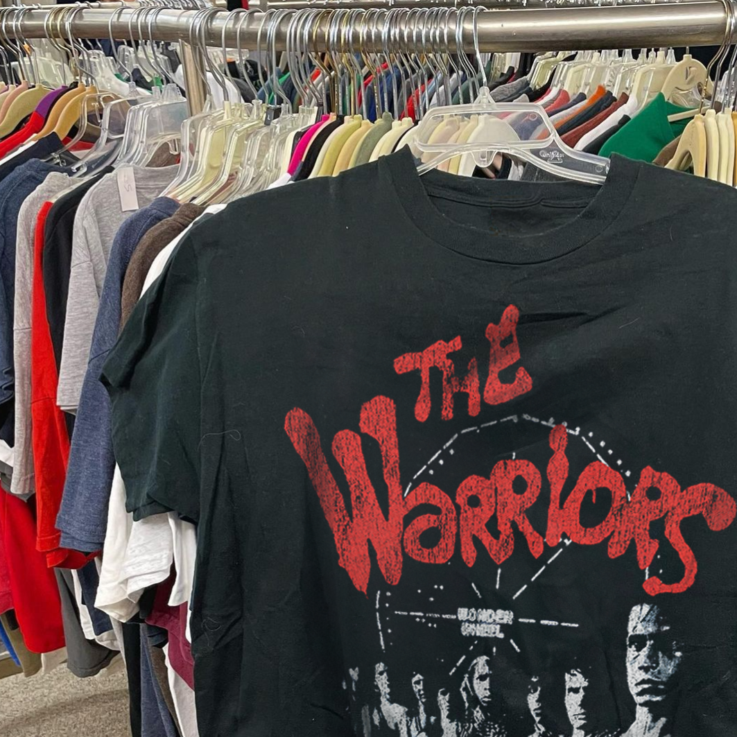 THE WARRI0RS VINTAGE BLACK T-SHIRT