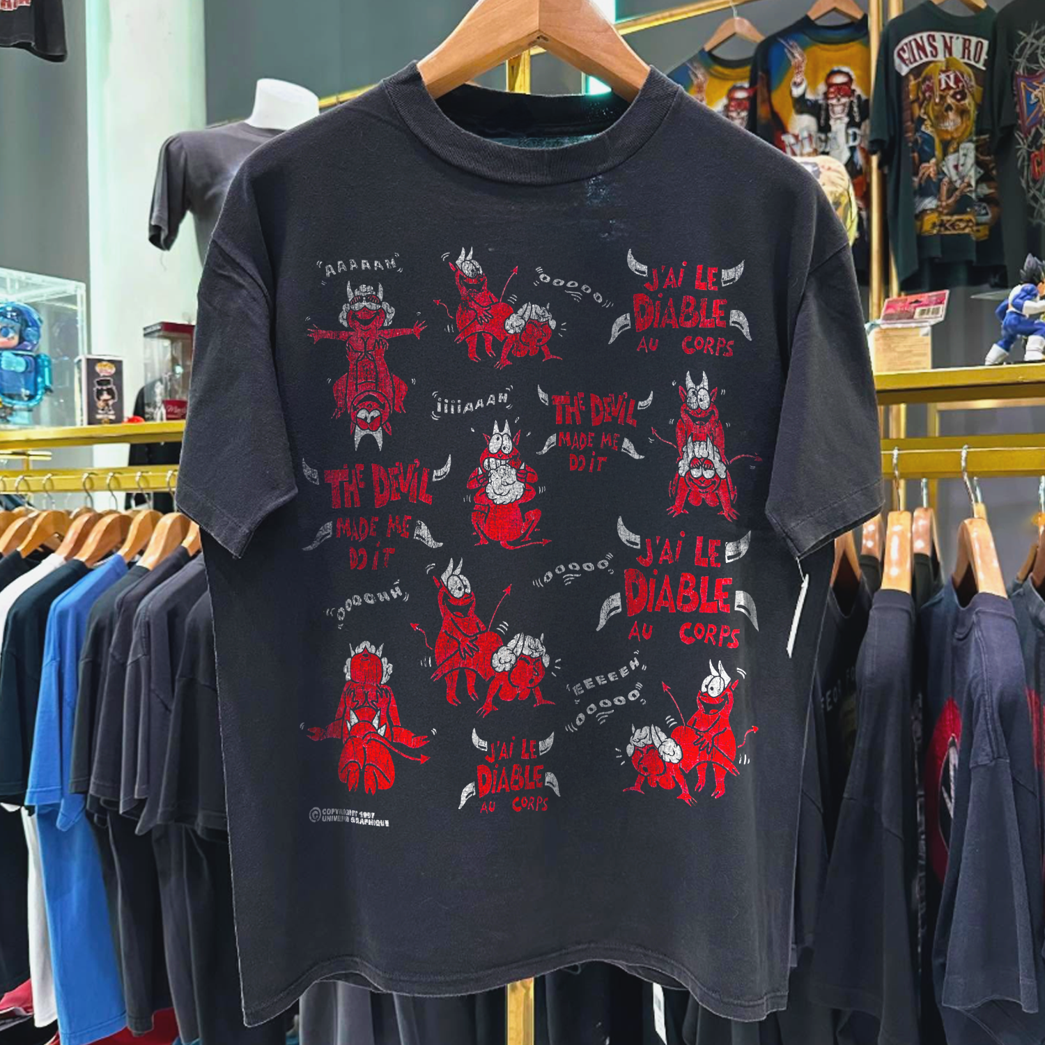 1997 FORBIDDEN FIRE ULTRA RARE WASHED T-SHIRT