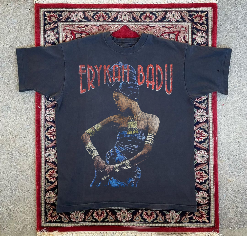 ERYKVH BVDU 2001 TOUR WASHED BLACK T-SHIRT