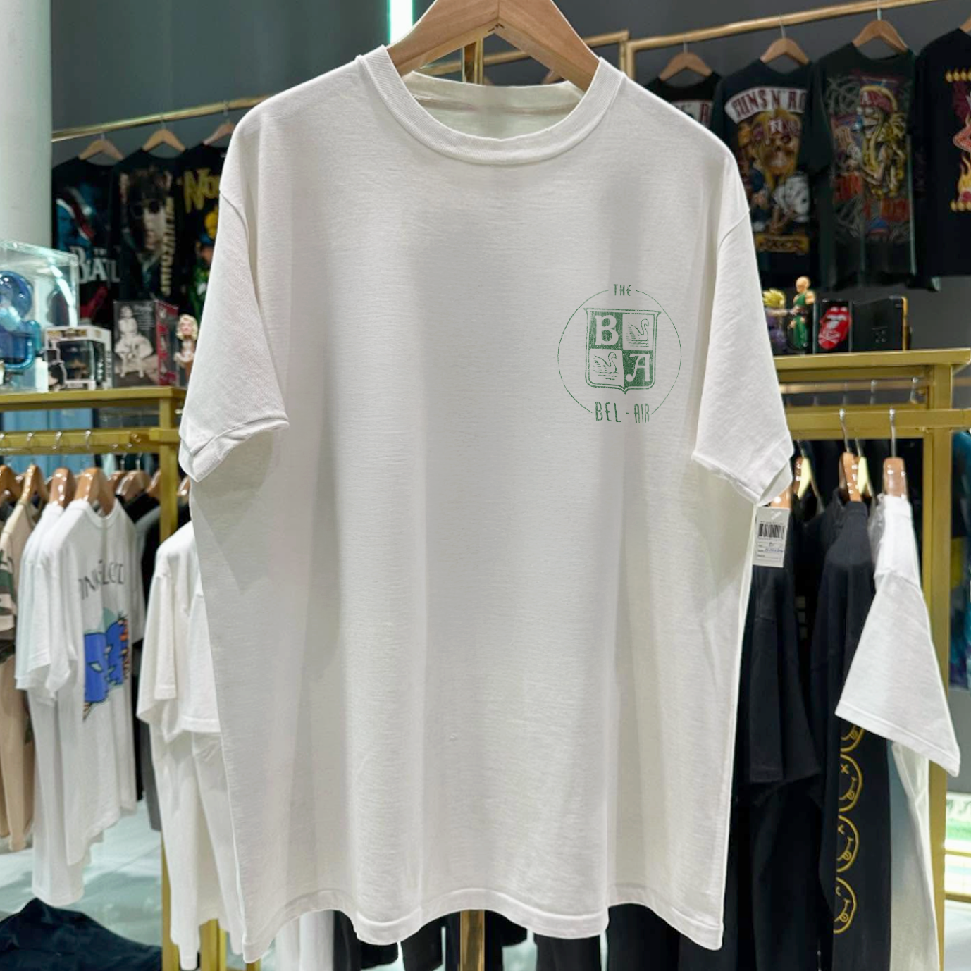 90s HOTEL BEL-AIR RARE WASHED WHITE T-SHIRT