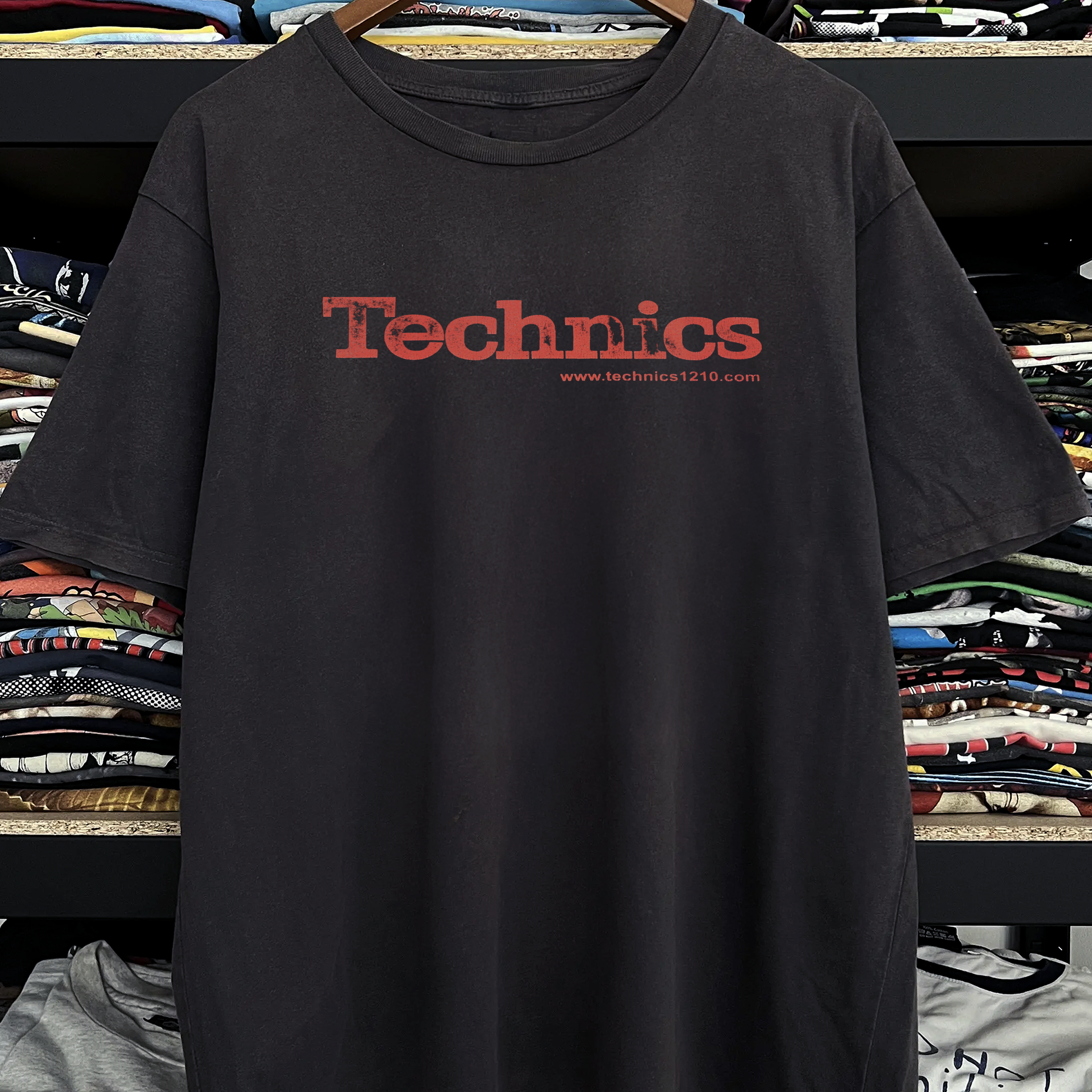 Rare Technics 1210 Washed Black Tee