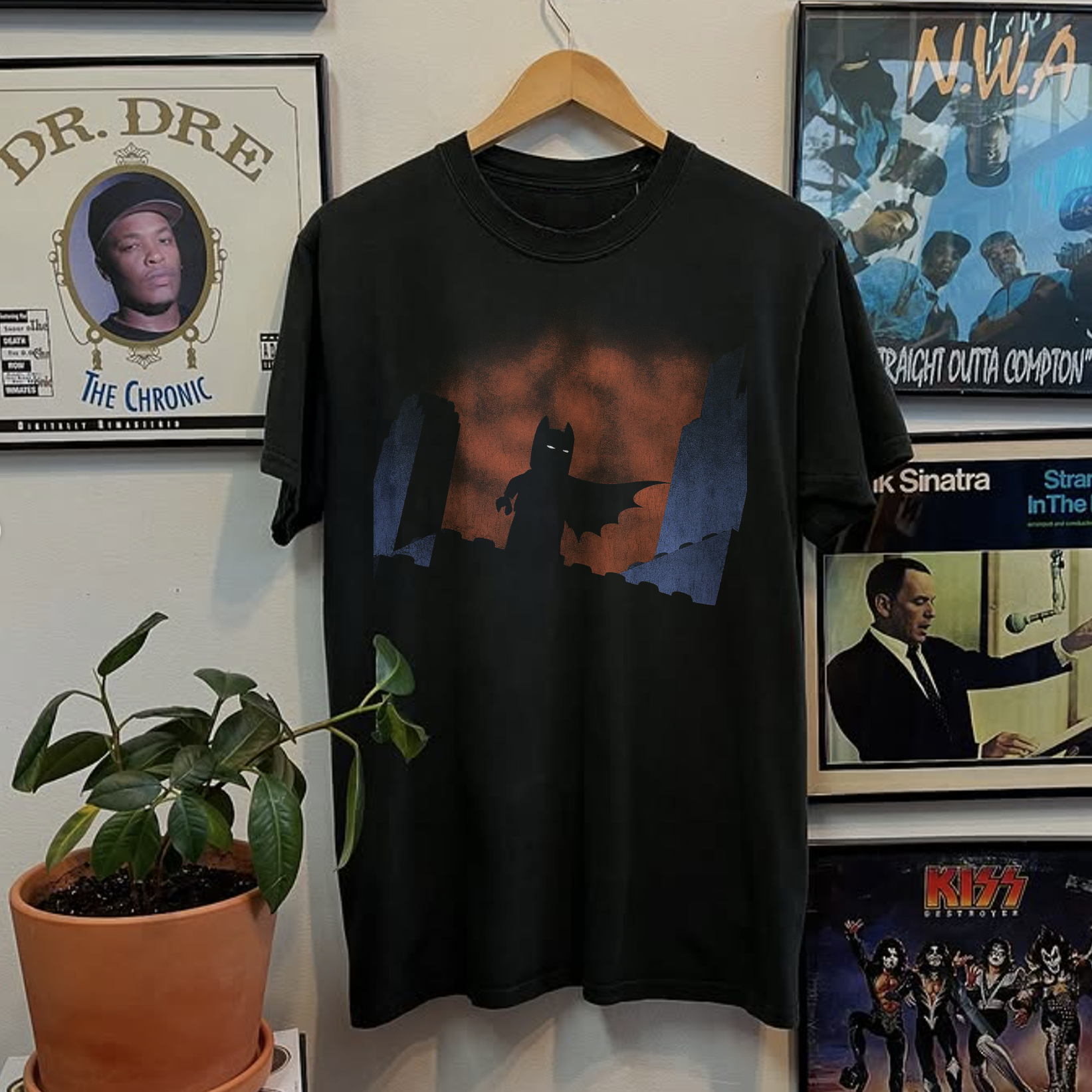Rare Lego Batman Grail Washed Black Tee