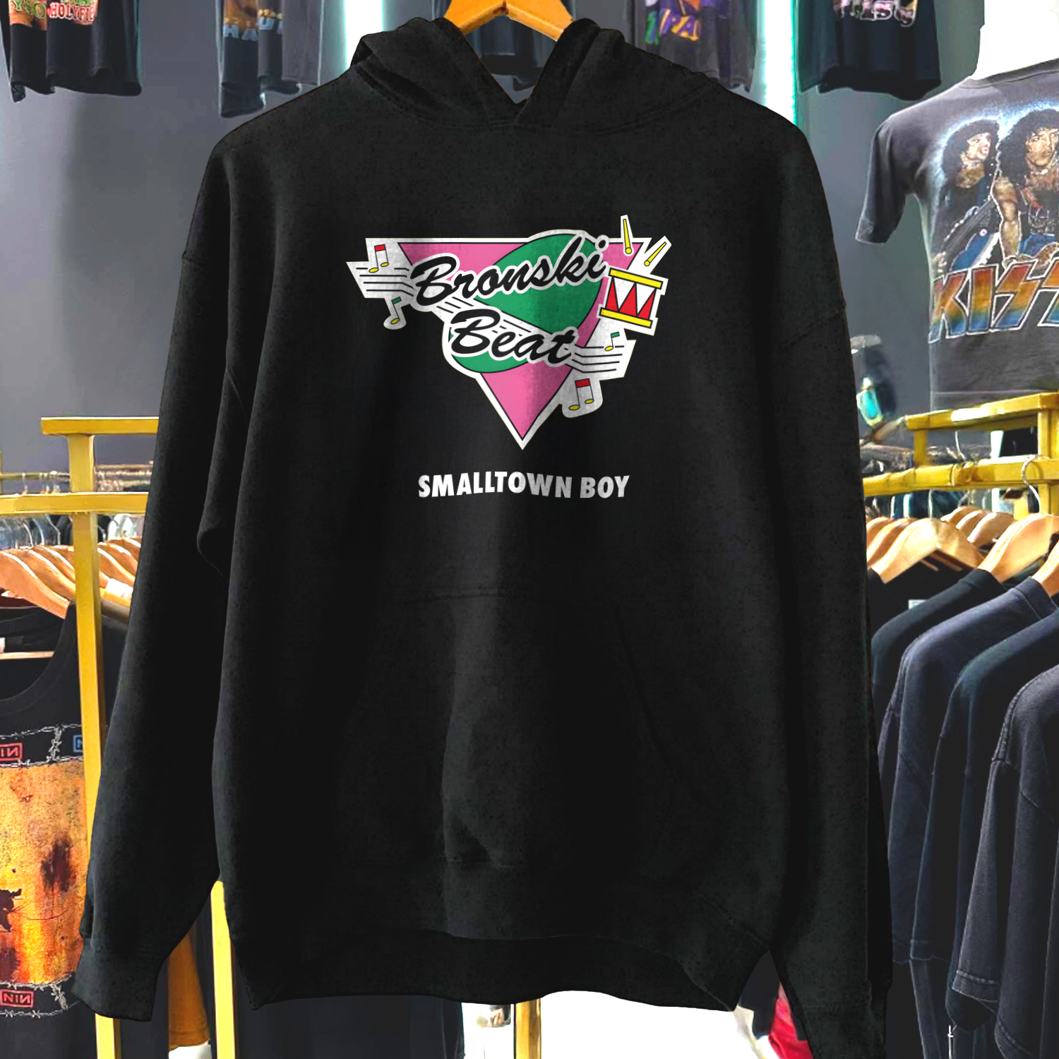 BRONSKI BEAT 'SMALLTOWN BOY' RARE BLACK HOODIE