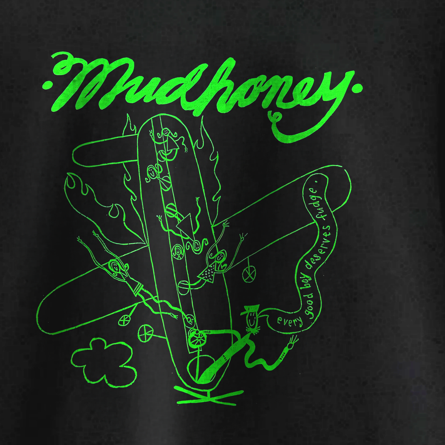 MUDHONEY ‘EVERY BOY DESERVES FUDGE’ 1991 BLACK HOODIE