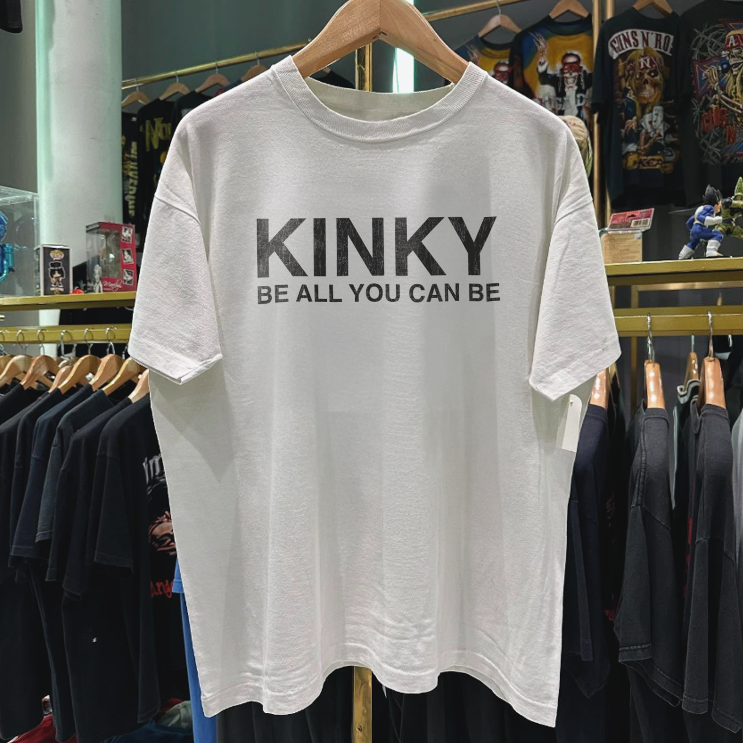 1999 KINKY WASHED WHITE TEE