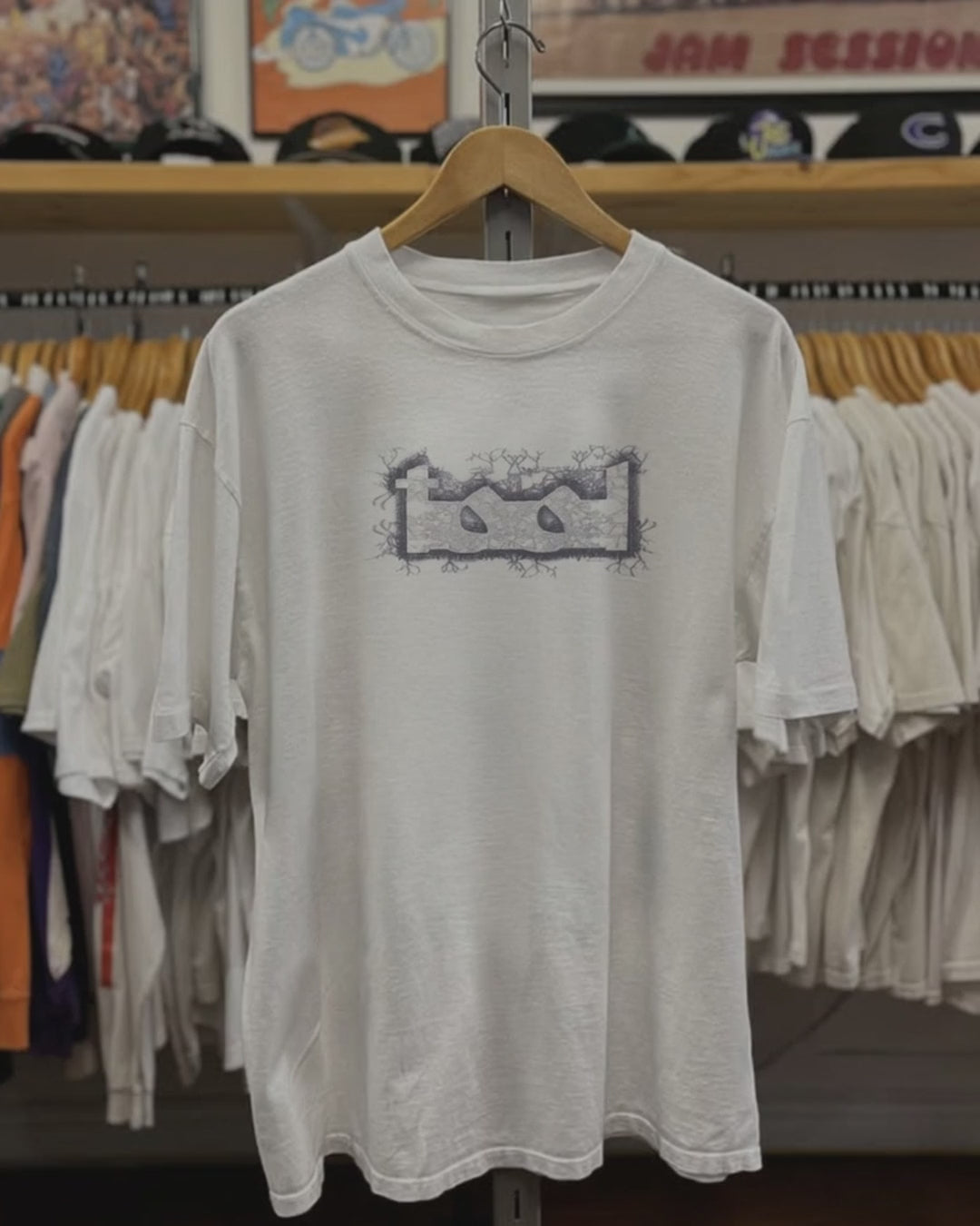 Rare Tool Lateralus Washed White Tee product video [GB-DPA:19ddd73ad4cf]