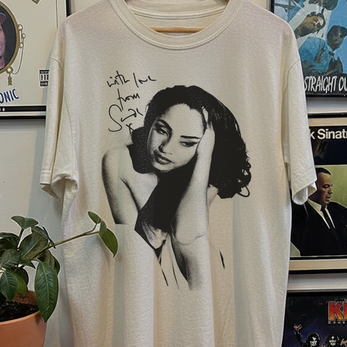 Rare Sade with Love Washed White Tee