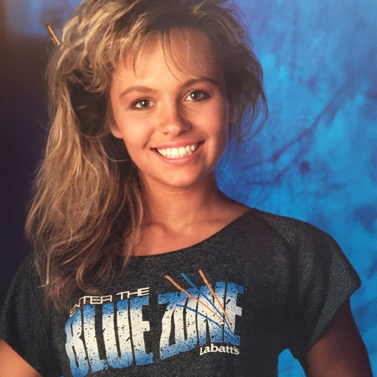 90s THE BLUE ZONE ULTRA RARE WASHED BLACK T-SHIRT