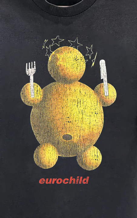 '94 MASSIVE ATTACK EUROCHILD WASHED BLACK TEE