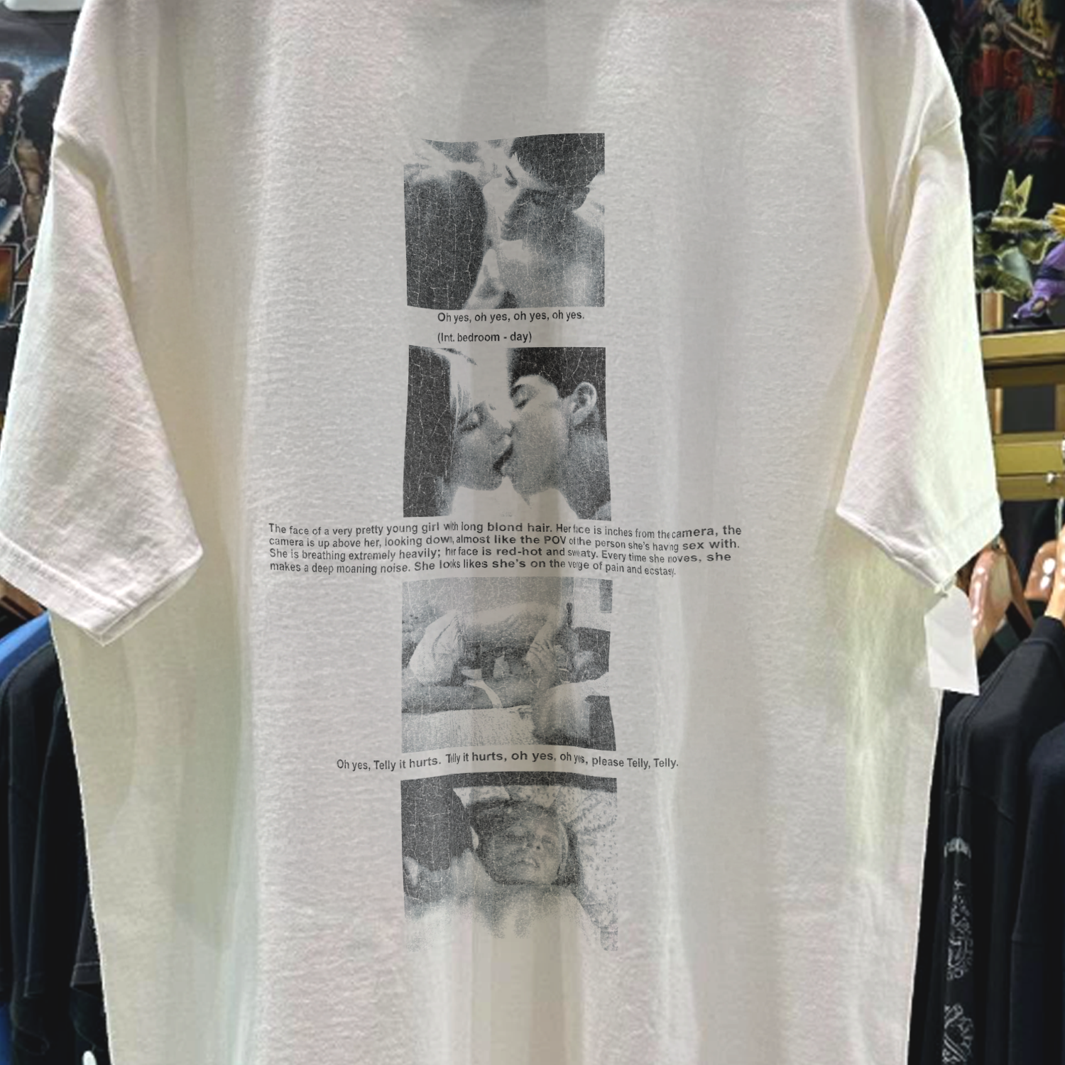1995 KIDS ‘PAGE TO SCREEN’ PROMO RARE WHITE VINTAGE TEE