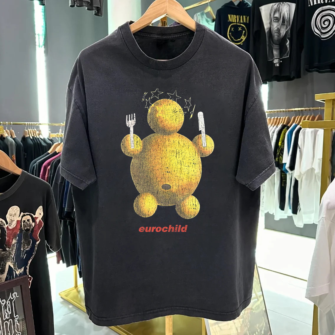 '94 MASSIVE ATTACK EUROCHILD WASHED BLACK TEE