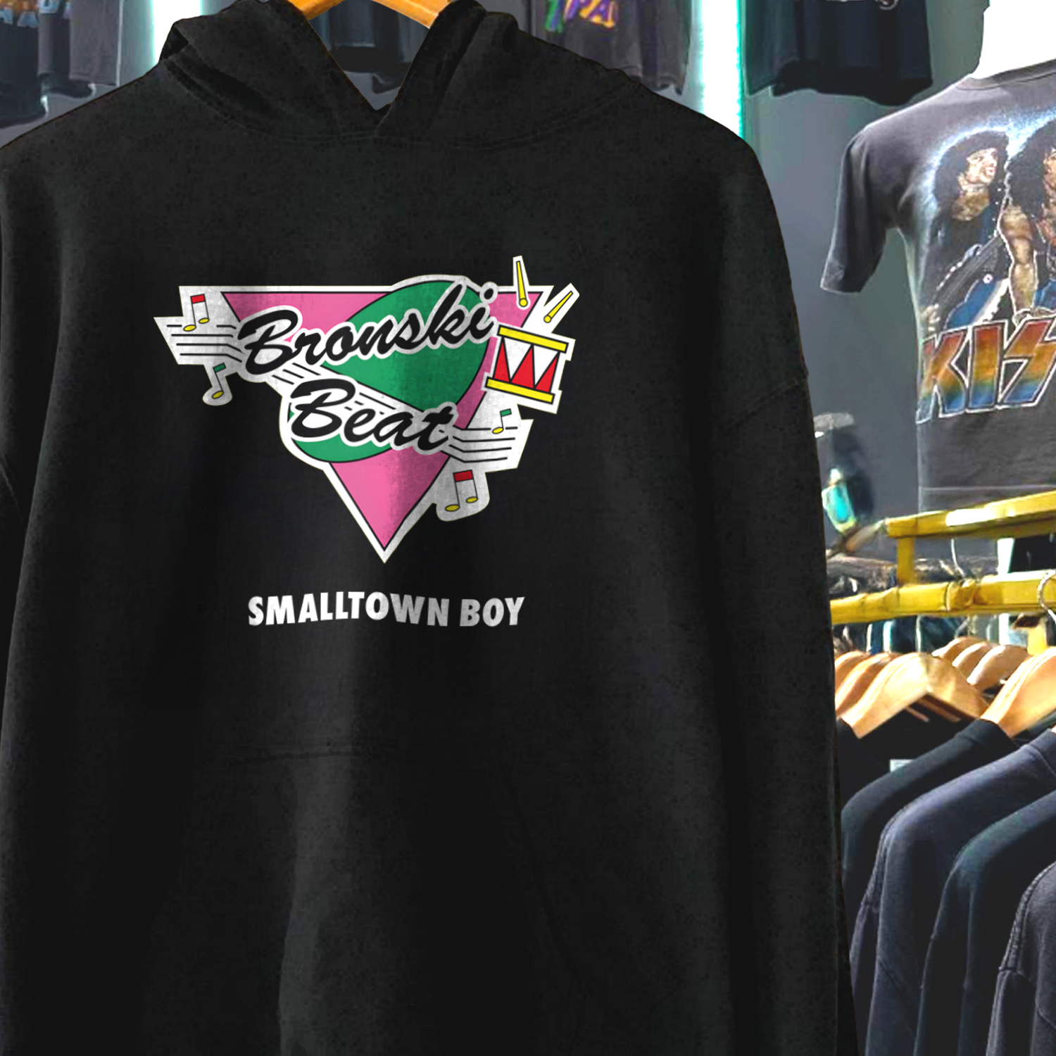 BRONSKI BEAT 'SMALLTOWN BOY' RARE BLACK HOODIE