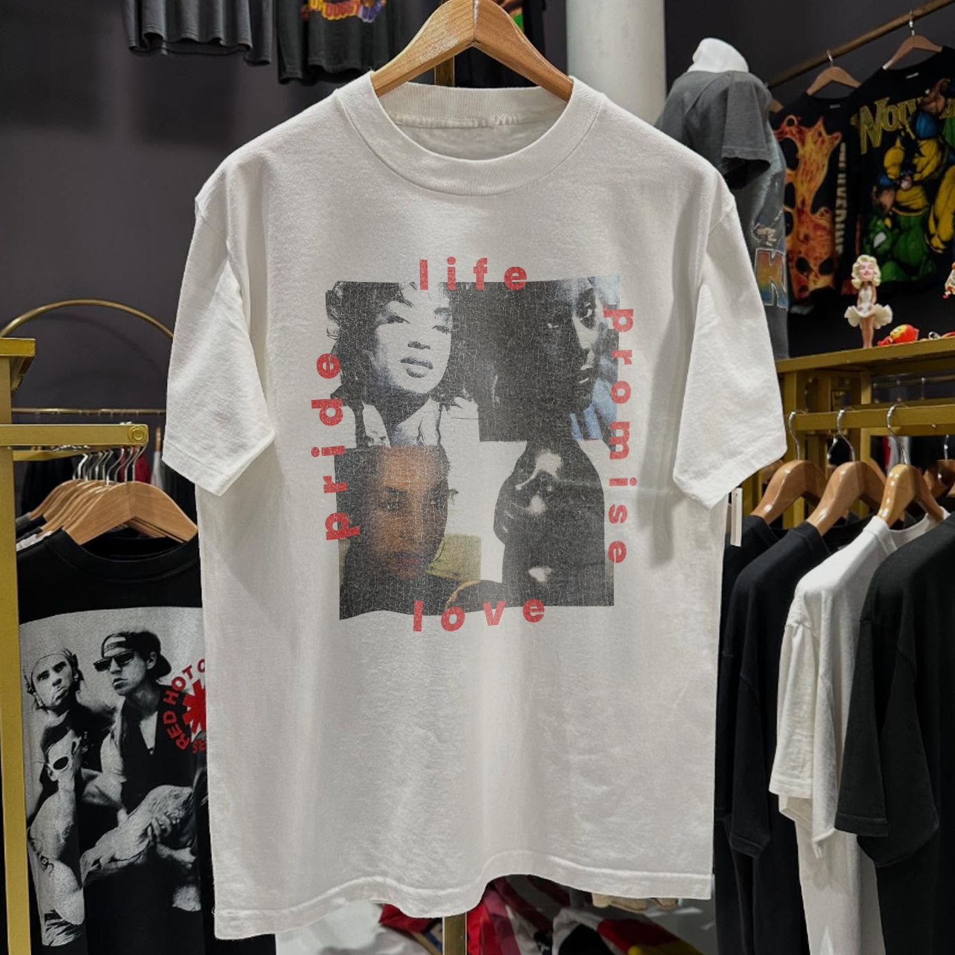 SADE SUMMER DELUX RARE WASHED WHITE TSHIRT