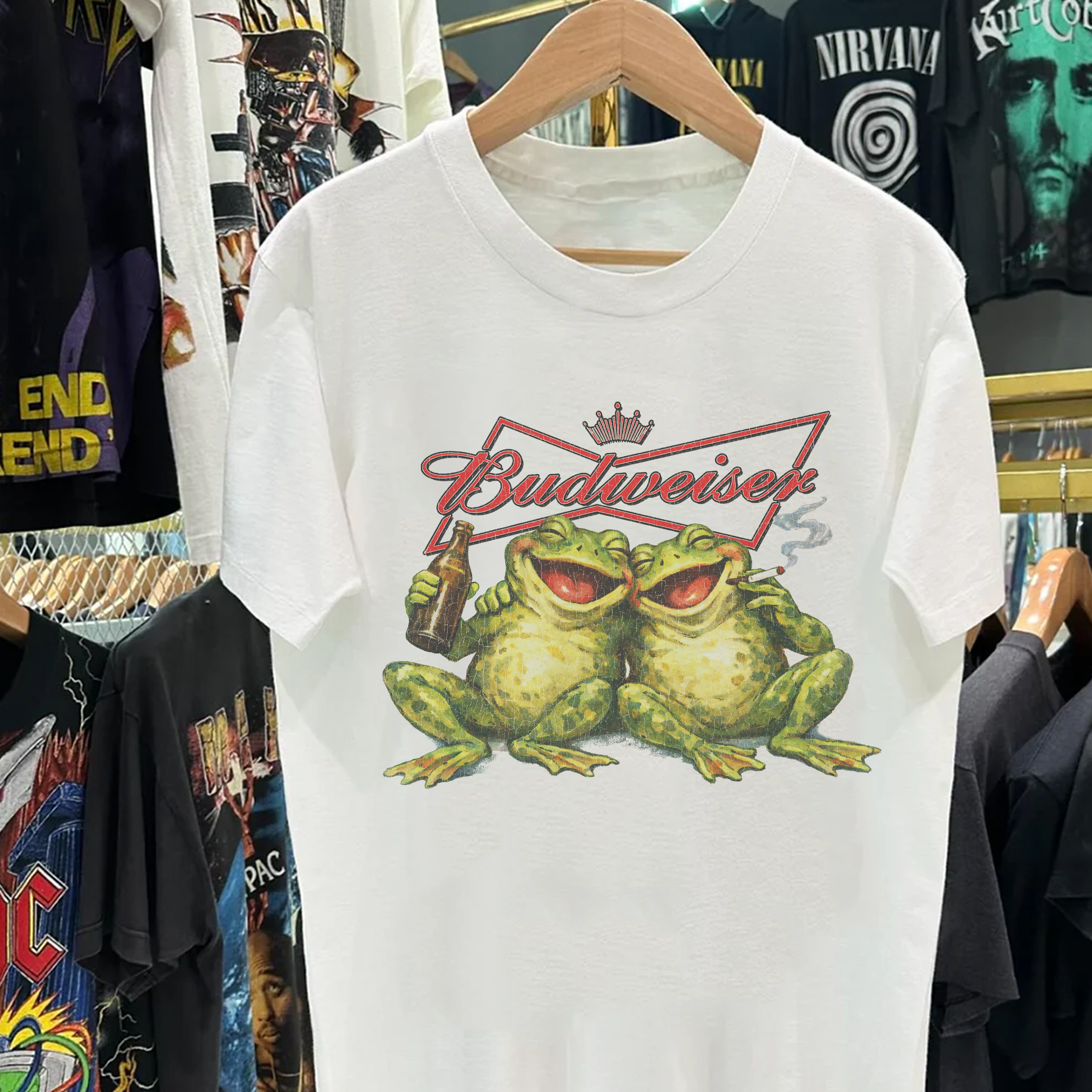 Two Frogs Heavyweight White Tshirt