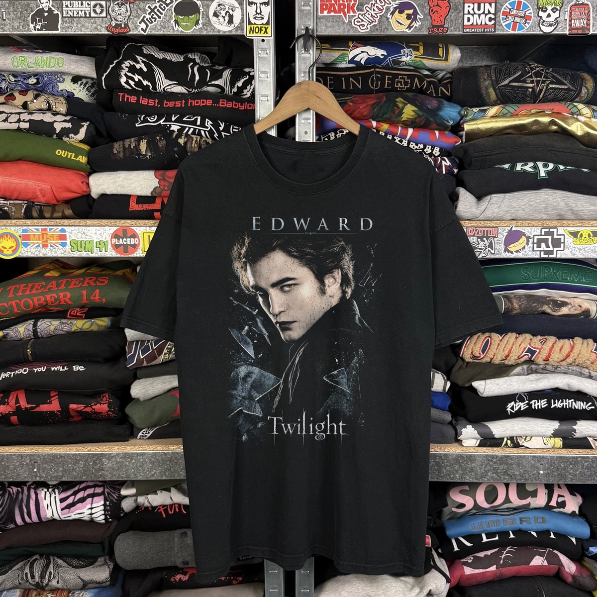 2008 Twilight Edward Cullen Washed Black Tee