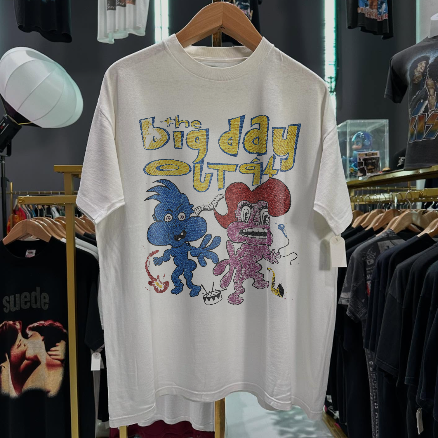 1994 BIG DAY OUT RARE WASHED WHITE T-SHIRT