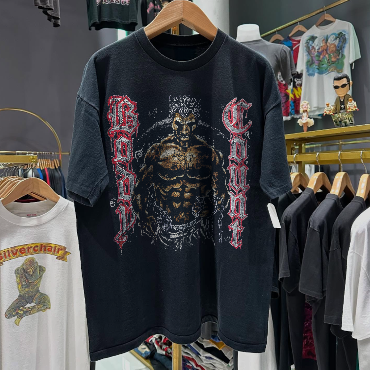 90s BODY COUNT BLOODLUST RARE WASHED BLACK T-SHIRT